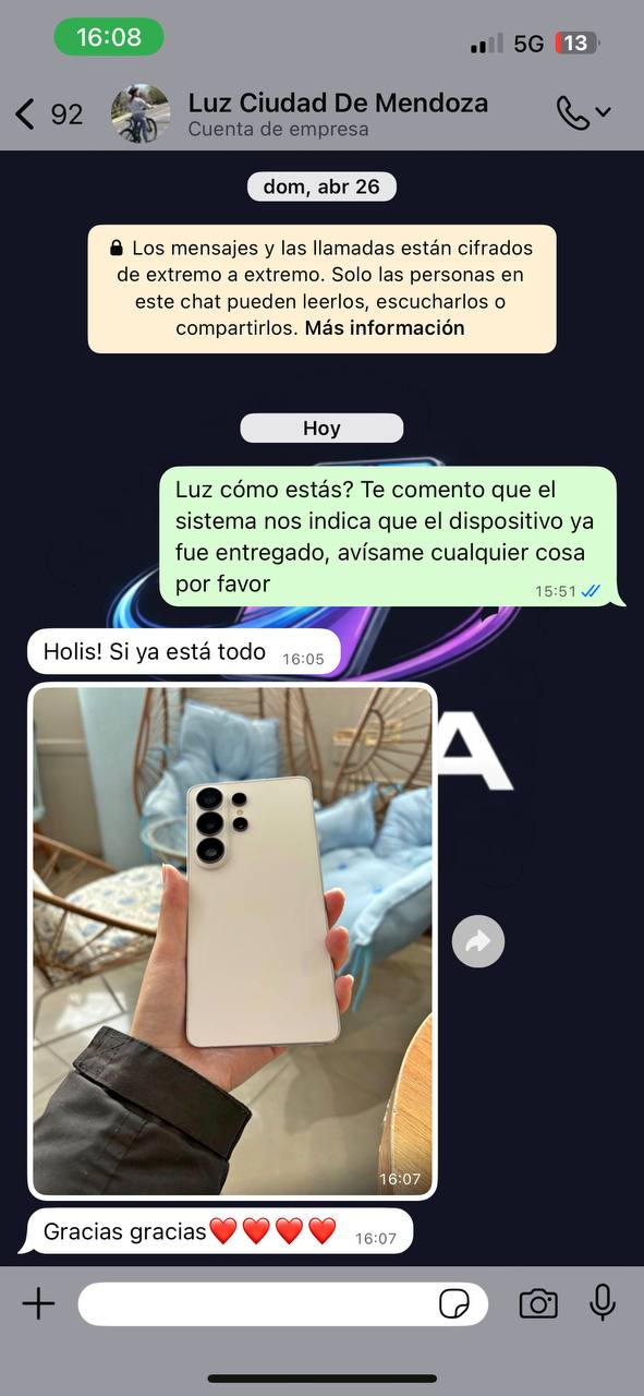 Luz - Samsung Galaxy